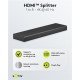 Goobay Hdmi Splitter 58484, 1-In Σε 8-Out, 4K/60Hz, Μαύρο