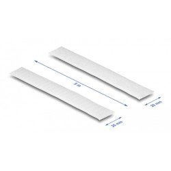 Delock Αυτοκόλλητη Ταινία Τύπου Velcro 20919, 5M X 20Mm, Λευκή Delock Αυτοκόλλητη Ταινία Τύπου Velcro 20919, 5M X 20Mm, Λευκή
