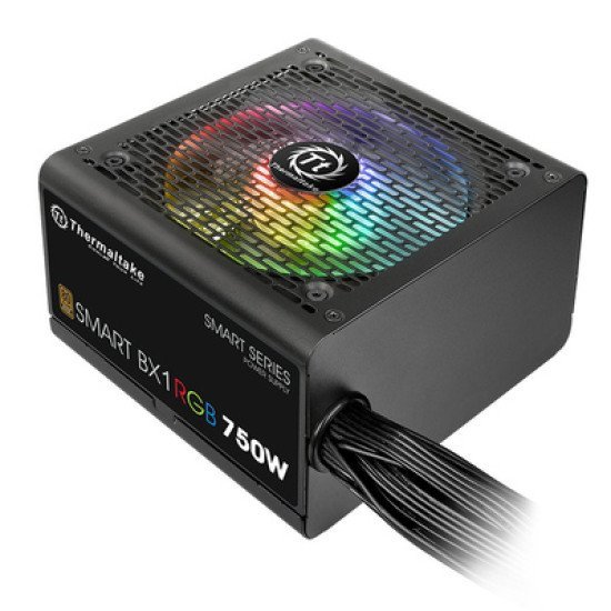 Thermaltake Τροφοδοτικό Pc Smart Bx1 Rgb 750W, 80 Plus Bronze Active Pfc