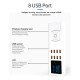 Sunshine Σταθμός Φόρτισης Ss-309Wd, 8X Usb 8A, Wireless 10W, Λευκός Sunshine Σταθμός Φόρτισης Ss-309Wd, 8X Usb 8A, Wireless 10W, Λευκός