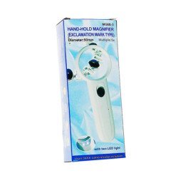 Sunshine Μεγεθυντικός Φακός Χειρός Mg6B-3 Με Φωτισμό Led, Φ50Mm, 5X