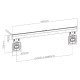 Brateck Επιτοίχια Βάση Led-1948 Για Οθόνη 43"-100", 75Kg Brateck Επιτοίχια Βάση Led-1948 Για Οθόνη 43"-100", 75Kg