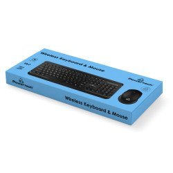 Powertech Set Ποντίκι & Πληκτρολόγιο Pt-1060, Ασύρματο, 1600Dpi, Μαύρο