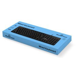 Powertech Πληκτρολόγιο Pt-1069, Ενσύρματο, Multimedia, 1.4M En/Gr, Μαύρο