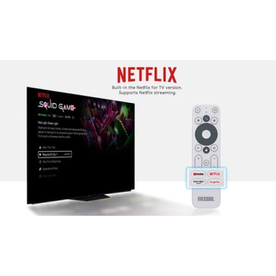 Mecool Tv Stick Kd5, Google & Netflix Certificate, Fhd, Wifi, Android 11