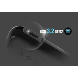 Silicon Power Εξωτερικός Ssd Pc60, 2Tb, Usb 3.2, 540-500Mb/S, Μαύρος