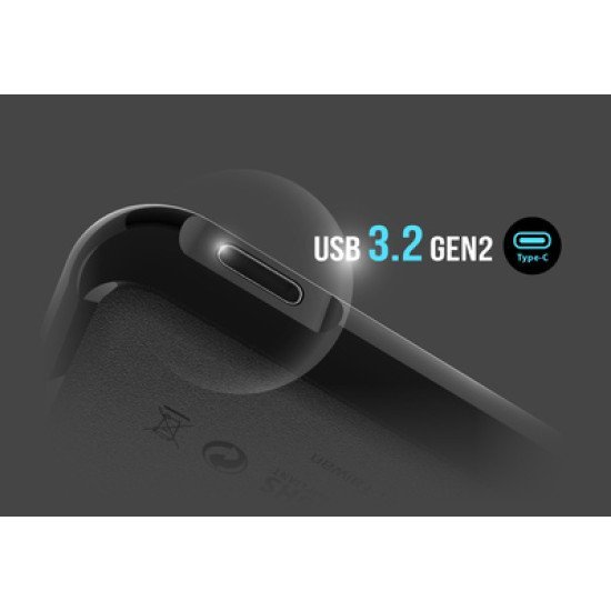 Silicon Power Εξωτερικός Ssd Pc60, 2Tb, Usb 3.2, 540-500Mb/S, Μαύρος Silicon Power Εξωτερικός Ssd Pc60, 2Tb, Usb 3.2, 540-500Mb/S, Μαύρος