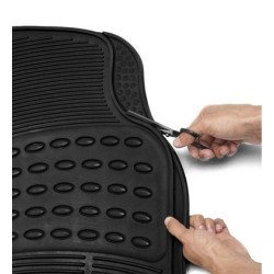 Moje Auto Σετ Πατάκια Αυτοκινήτου 93-011, Universal, Μαύρο, 4Τμχ