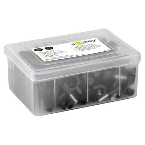 Goobay Ρόκα Στήριξης Καλωδίων 64683, 10Mm, Μαύρο, 100Τμχ Goobay Ρόκα Στήριξης Καλωδίων 64683, 10Mm, Μαύρο, 100Τμχ