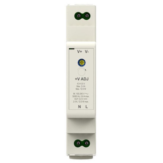 Goobay Τροφοδοτικό 59574 Για Din Rail, 5V/2.4A, 12W, Ip20 Goobay Τροφοδοτικό 59574 Για Din Rail, 5V/2.4A, 12W, Ip20