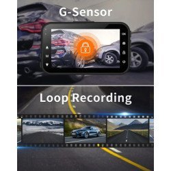 Thieye Κάμερα Αυτοκινήτου Carbox 6R, Μπροστινή & Οπίσθια, 3" Lcd, 1080P