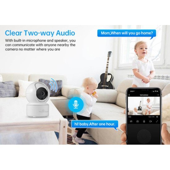 Powertech Smart Κάμερα Pt-1085, 3.6Mm, 3Mp, Wifi, Ptz Powertech Smart Κάμερα Pt-1085, 3.6Mm, 3Mp, Wifi, Ptz