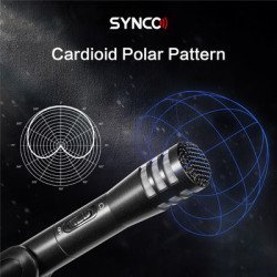 Synco Μικρόφωνο Χειρός Sy-E10-Mic, Δυναμικό, Καρδιοειδές, Xlr, Μαύρο Synco Μικρόφωνο Χειρός Sy-E10-Mic, Δυναμικό, Καρδιοειδές, Xlr, Μαύρο