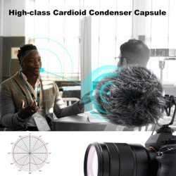 Synco Μικρόφωνο Για Κάμερα Sy-M1-Bk, Δυναμικό, 3.5Mm, Shock Mount, Μαύρο Synco Μικρόφωνο Για Κάμερα Sy-M1-Bk, Δυναμικό, 3.5Mm, Shock Mount, Μαύρο