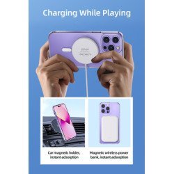 Usams Θήκη Ice Magnet Για Iphone 14 Plus, Με Μαγνήτες, Διάφανη Usams Θήκη Ice Magnet Για Iphone 14 Plus, Με Μαγνήτες, Διάφανη