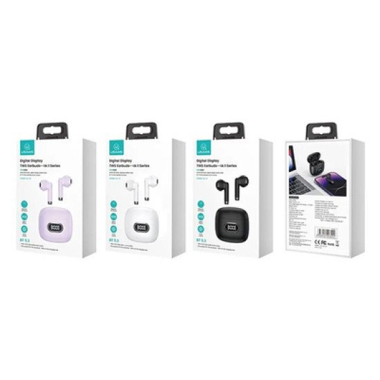 Usams Earphones Με Θήκη Φόρτισης Usams-Ia, True Wireless, Λευκά