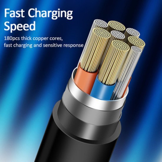 Usams Καλώδιο Usb Σε Usb-C/Lightning/Micro Usb Us-Sj374, 2A, 1M, Μαύρο Usams Καλώδιο Usb Σε Usb-C/Lightning/Micro Usb Us-Sj374, 2A, 1M, Μαύρο