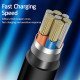 Usams Καλώδιο Usb Σε Usb-C/Lightning/Micro Usb Us-Sj374, 2A, 1M, Μαύρο Usams Καλώδιο Usb Σε Usb-C/Lightning/Micro Usb Us-Sj374, 2A, 1M, Μαύρο