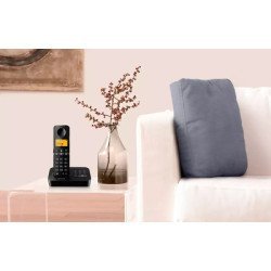 Philips Ασύρματο Τηλέφωνο D2651B-34, Με Ελληνικό Μενού, Μαύρο