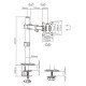 Brateck Βάση Γραφείου Ldt66-C011 Για Οθόνη 17"-32", Έως 9Kg