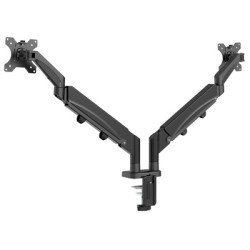 Brateck Βάση Γραφείου Ldt56-C024 Για 2 Οθόνες 17"-32", Έως 9Kg Ανά Οθόνη