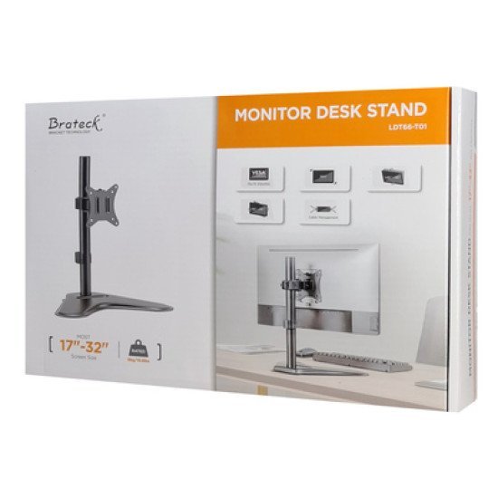 Brateck Βάση Γραφείου Ldt66-T01 Για Οθόνη 17"-32", Έως 9Kg Brateck Βάση Γραφείου Ldt66-T01 Για Οθόνη 17"-32", Έως 9Kg
