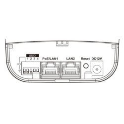 Hikvision Outdoor Wireless Cpe Ds-3Wf02C-5Ac/O, 867Mbps 5Ghz, 12Dbi