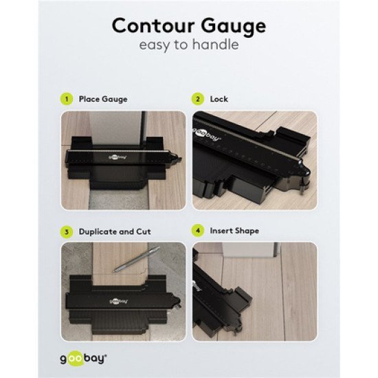Goobay Σετ Παντογράφοι 61668, Κλίμακα Σε Inch/Cm, 130/250Mm, 2Τμχ Goobay Σετ Παντογράφοι 61668, Κλίμακα Σε Inch/Cm, 130/250Mm, 2Τμχ