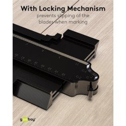 Goobay Σετ Παντογράφοι 61668, Κλίμακα Σε Inch/Cm, 130/250Mm, 2Τμχ