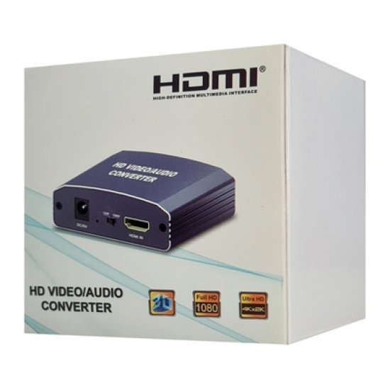 Powertech Hdmi Audio Extractor Cab-H153, 4K/60Hz, Γκρι Powertech Hdmi Audio Extractor Cab-H153, 4K/60Hz, Γκρι