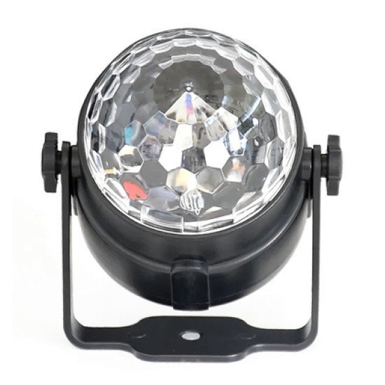 Led Φωτορυθμικό Φωτιστικό Zs48 Με Χειριστήριο, Rgb, 3W, Μαύρο Led Φωτορυθμικό Φωτιστικό Zs48 Με Χειριστήριο, Rgb, 3W, Μαύρο