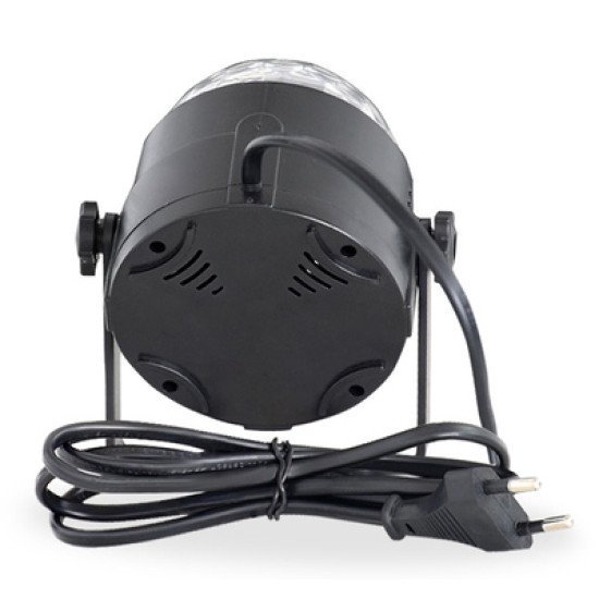Led Φωτορυθμικό Φωτιστικό Zs48 Με Χειριστήριο, Rgb, 3W, Μαύρο Led Φωτορυθμικό Φωτιστικό Zs48 Με Χειριστήριο, Rgb, 3W, Μαύρο