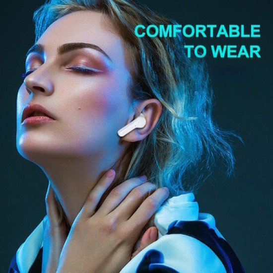 Powertech Earphones Με Θήκη Φόρτισης Soul, Tws, Anc, 45/400Mah, Λευκά Powertech Earphones Με Θήκη Φόρτισης Soul, Tws, Anc, 45/400Mah, Λευκά