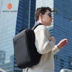 Arctic Hunter Τσάντα Πλάτης B00574 Με Θήκη Laptop 15.6", 10L, Μαύρη