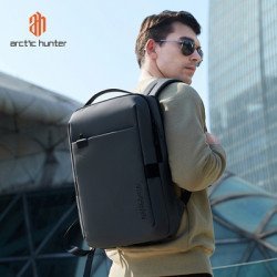 Arctic Hunter Τσάντα Πλάτης B00574 Με Θήκη Laptop 15.6", 10L, Γκρι