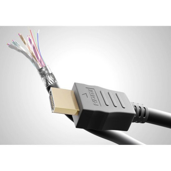 Goobay Καλώδιο Hdmi 2.0 60627, Ethernet, 4K/60Hz, 10.2Gbit/S, 15M, Μαύρο Goobay Καλώδιο Hdmi 2.0 60627, Ethernet, 4K/60Hz, 10.2Gbit/S, 15M, Μαύρο