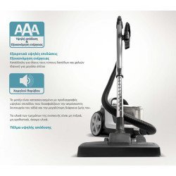 Bruno Ηλεκτρική Σκούπα Brn-0137, 800W, 3Lt, Κυκλωνική, Λευκή