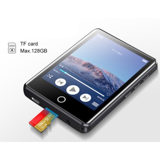 Ruizu Mp3 Player M6 Με Οθόνη Αφής 2.8", 8Gb, Ελληνικό Μενού, Μαύρο Ruizu Mp3 Player M6 Με Οθόνη Αφής 2.8", 8Gb, Ελληνικό Μενού, Μαύρο