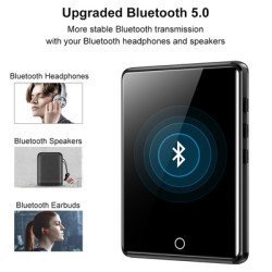 Ruizu Mp3 Player M6 Με Οθόνη Αφής 2.8", 8Gb, Ελληνικό Μενού, Μαύρο Ruizu Mp3 Player M6 Με Οθόνη Αφής 2.8", 8Gb, Ελληνικό Μενού, Μαύρο