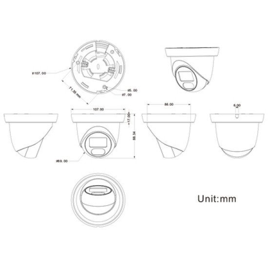 Longse Υβριδική Κάμερα Cmsdthc200Fpew, 2.8Mm, 1/3" Cmos, 5Mp, Ip65 Longse Υβριδική Κάμερα Cmsdthc200Fpew, 2.8Mm, 1/3" Cmos, 5Mp, Ip65