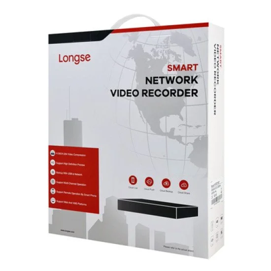 Longse Nvr Καταγραφικό Nvr3332E2, 4K, H.265/H.264, 32 Κανάλια