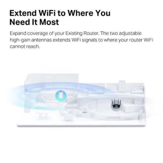 Mercusys Range Extender Me70X, Wi-Fi 6, 1800Mbps Ax1800, Ver. 1.0