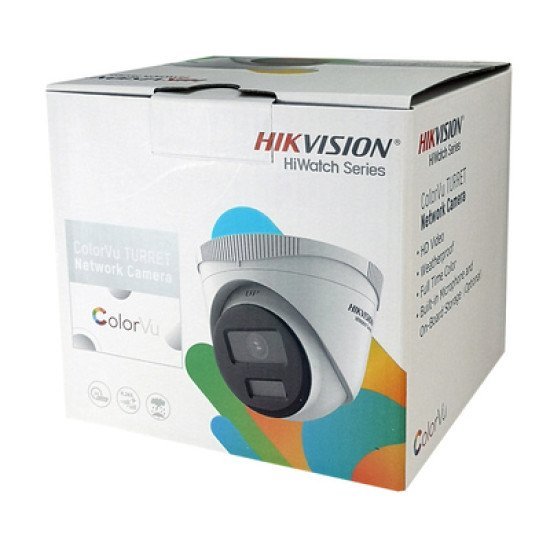 Hikvision Hiwatch Ip Κάμερα Colorvu Hwi-T249H, 2.8Mm, 4Mp, Ip67, Poe