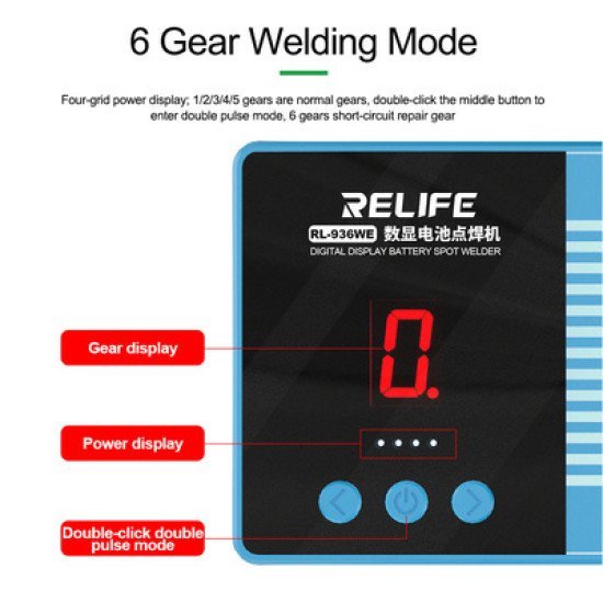 Relife Ηλεκτροπόντα Μπαταριών Rl-936We, 6 Επίπεδα, 3200Mah Relife Ηλεκτροπόντα Μπαταριών Rl-936We, 6 Επίπεδα, 3200Mah