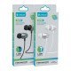 Celebrat Earphones Με Μικρόφωνο D10, 3.5Mm, 1.2M, Μαύρα