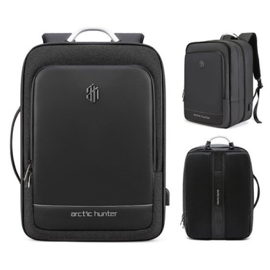 Arctic Hunter Τσάντα Πλάτης B00227L Με Θήκη Laptop 17", 41L, Usb, Μαύρη Arctic Hunter Τσάντα Πλάτης B00227L Με Θήκη Laptop 17", 41L, Usb, Μαύρη