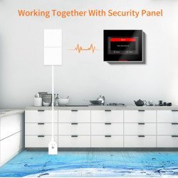 Ασύρματος Ανιχνευτής Πλημμύρας W020 Για Συναγερμούς, 433Mhz