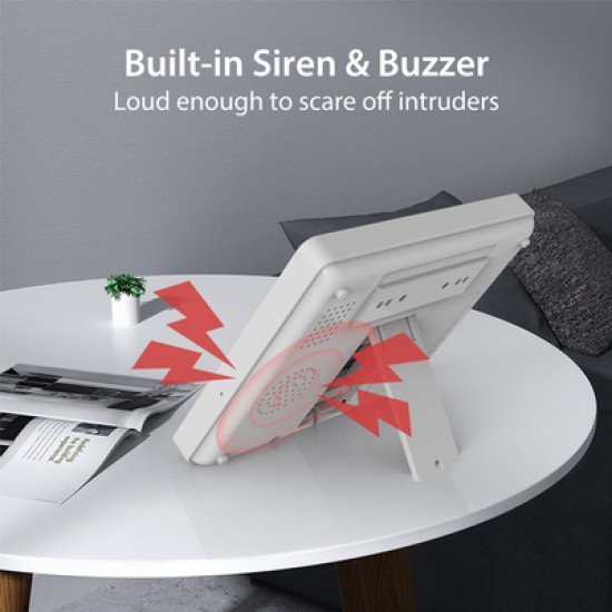 Powertech Ασύρματο Σύστημα Συναγερμού Pt-1125, Αφής, Wi-Fi, 2G, Tuya Powertech Ασύρματο Σύστημα Συναγερμού Pt-1125, Αφής, Wi-Fi, 2G, Tuya