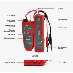 Noyafa Tester Καλωδίων Δικτύου Nf-806 Για Rj45 & Rj11