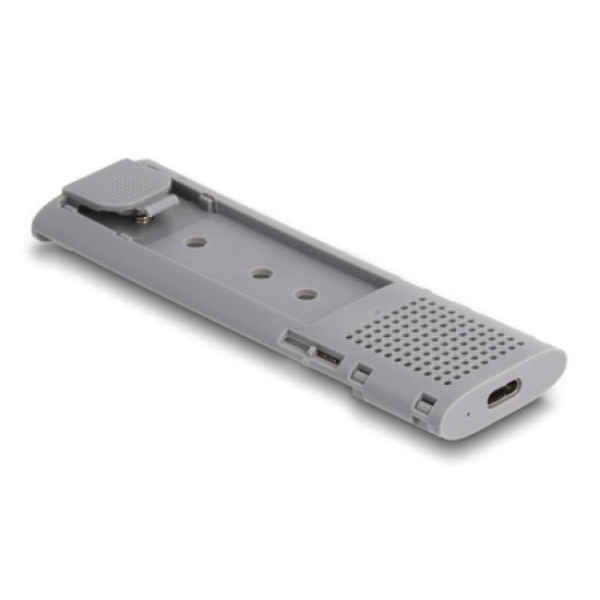Delock Θήκη Για M.2 Nvme Pcie/Sata Ssd 42019, Tool Free, 10Gbps, Μαύρη Delock Θήκη Για M.2 Nvme Pcie/Sata Ssd 42019, Tool Free, 10Gbps, Μαύρη